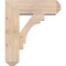 Ekena Millwork Merced Craftsman Smooth Bracket w/ Offset Brace, Douglas Fir, 7 1/2"W x 22"D x 26"H BKT0806X22X26MRC04SDF - alternate 2